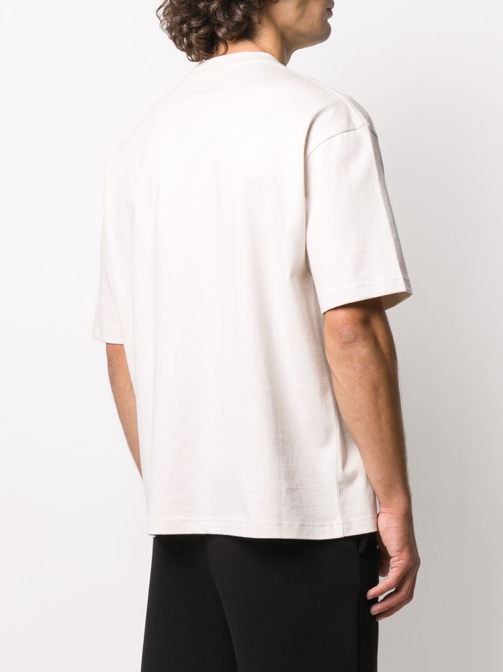 Sponsor Logo Medium fit White T-shirt - Exclusive Wear