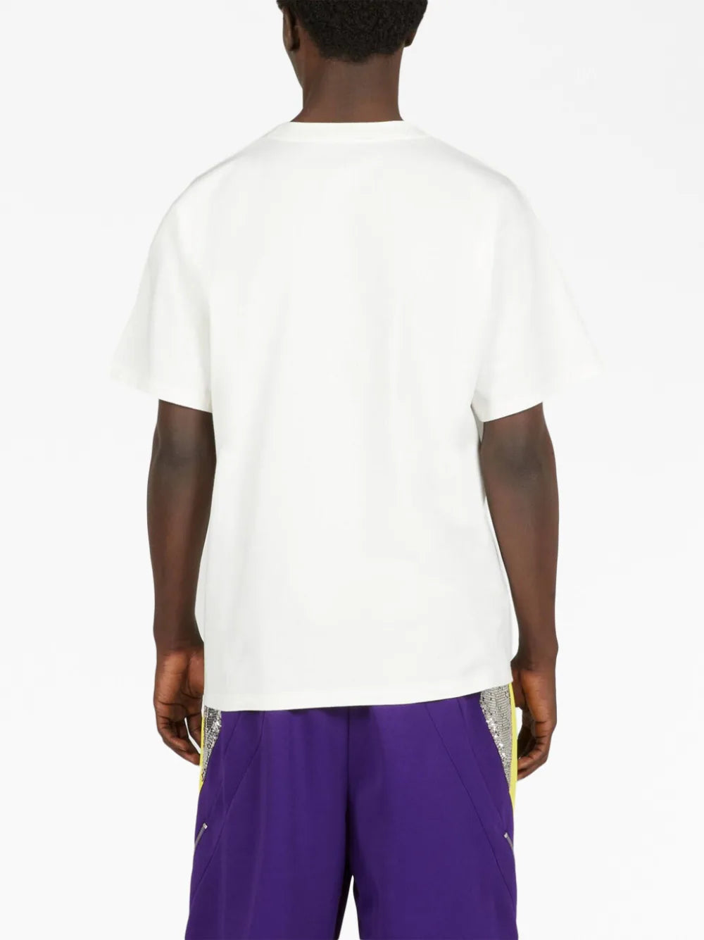 Blade Gradient Print White T-shirt - Exclusive Wear