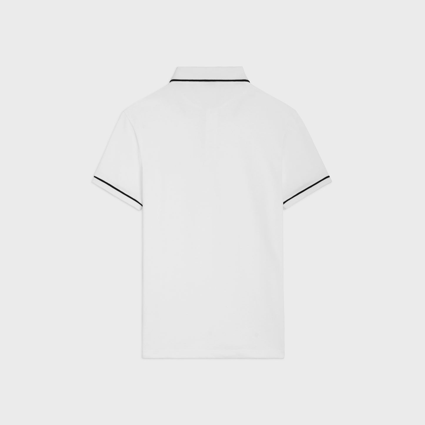 CLASSIC WHITE POLO SHIRT IN COTTON JERSEY