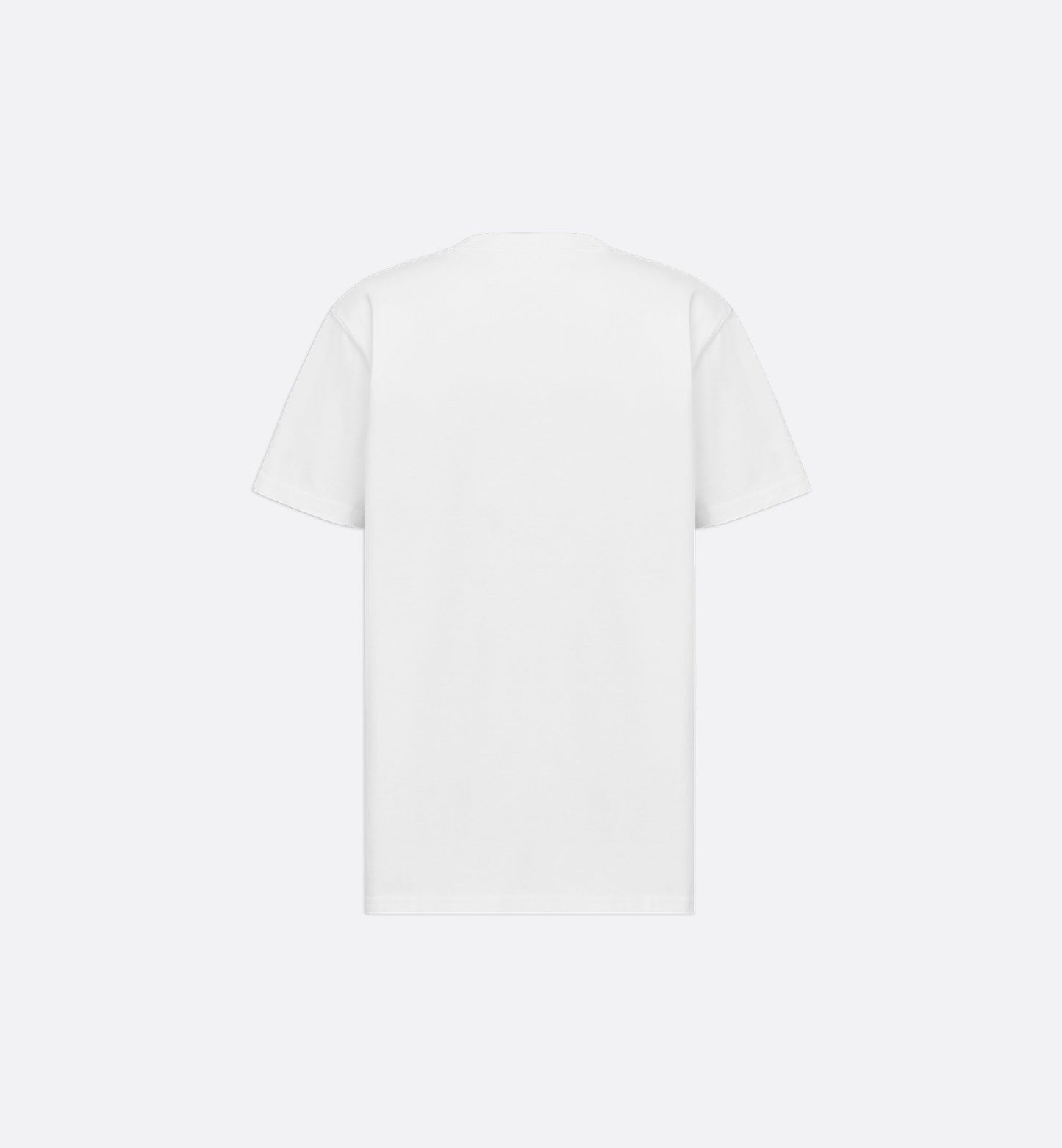 Couture Relaxed Fit White T-shirt with Embroidery