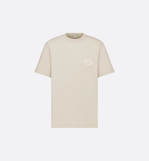 Charm Relaxed Fit Beige T-shirt