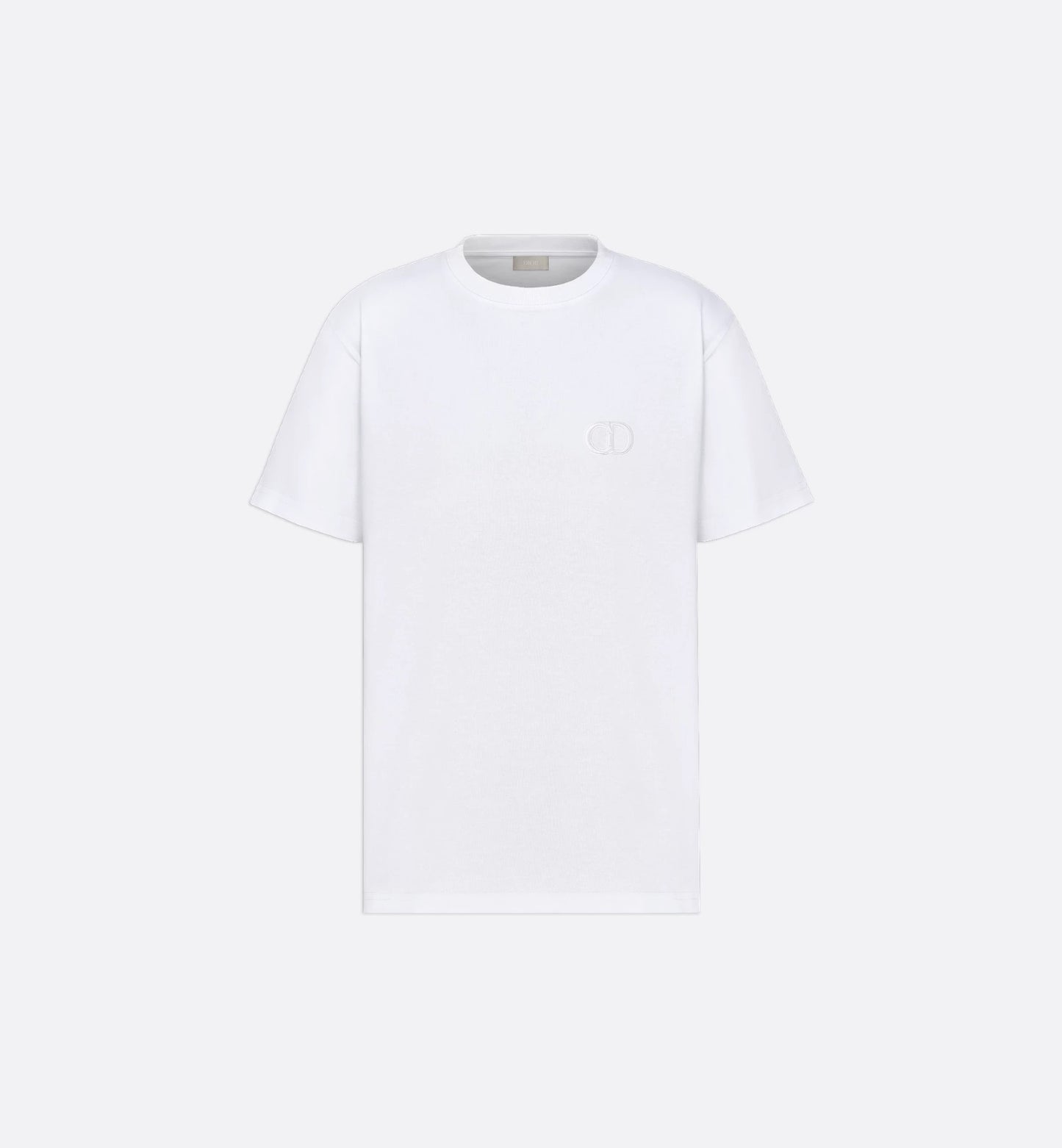 CD ICON Relaxed Fit White T-shirt