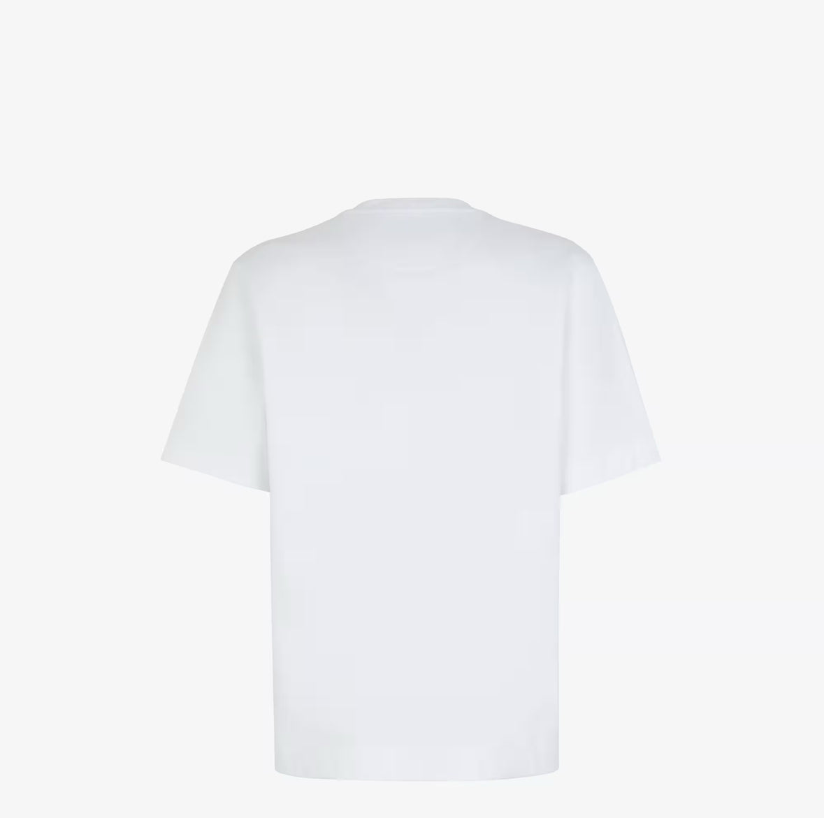 White Cotton T-shirt with Pocket