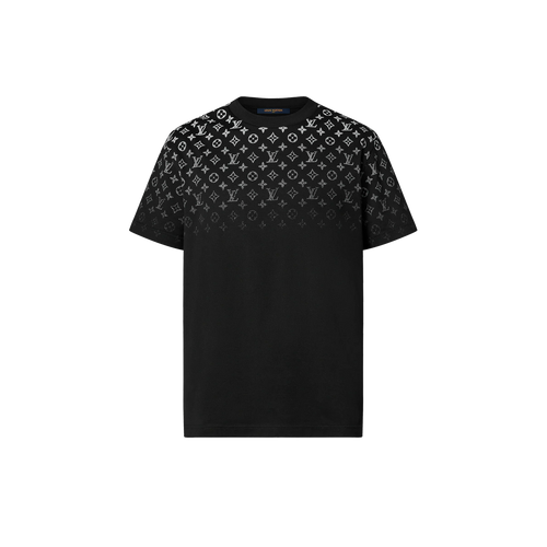 LV Icons Gradient Black Cotton T-shirt