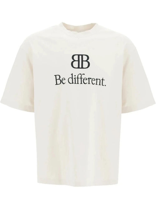BB Be Different White Oversize T-shirt - Exclusive Wear