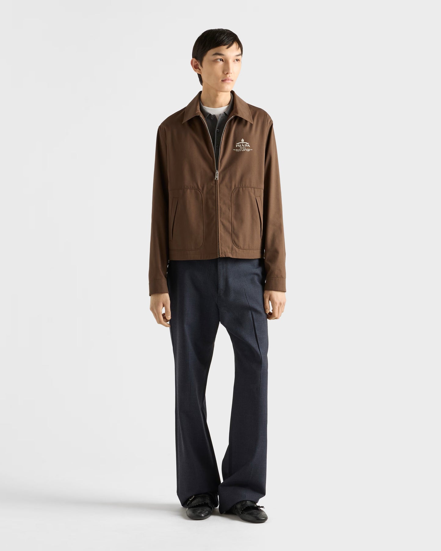 Ebony Cotton Blend Jacket