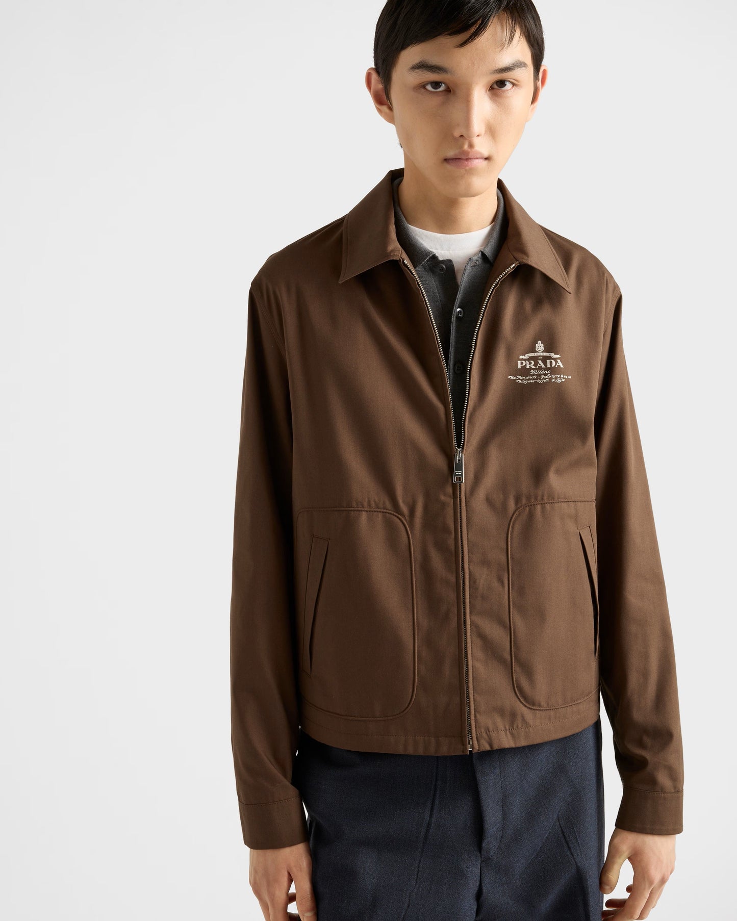Ebony Cotton Blend Jacket