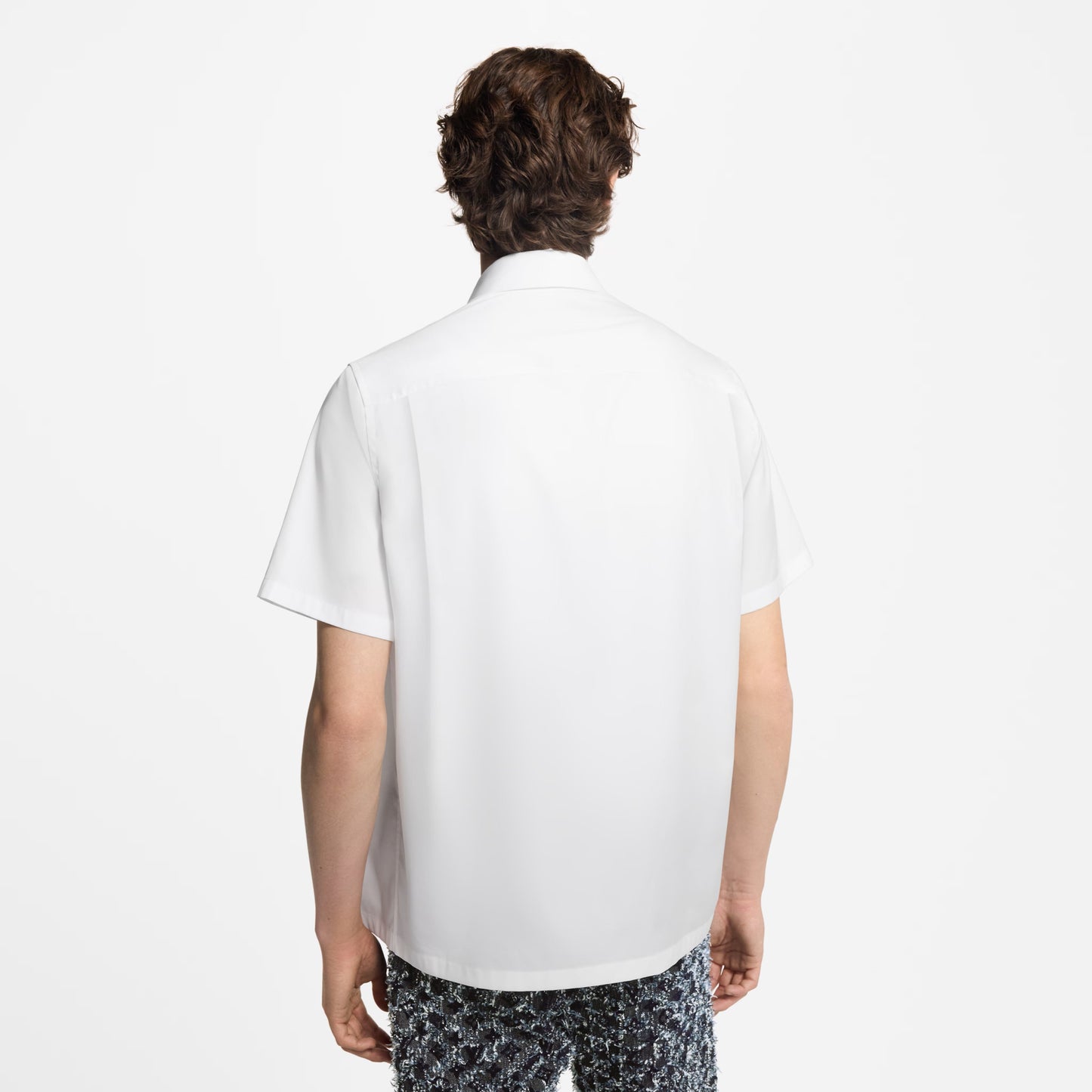 Monogram Pocket White Shirt