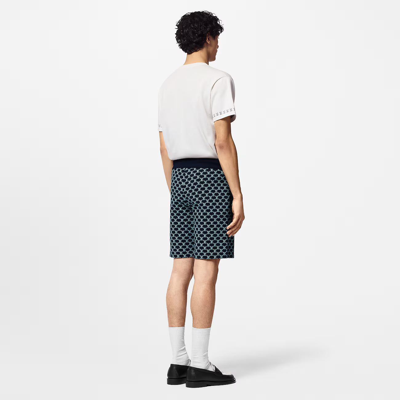 Signature Short-Sleeved Knitwear Milky White T-shirt