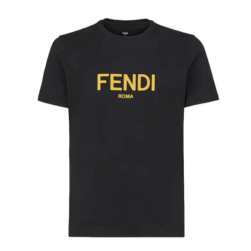 Logo Print Black T-shirt - Exclusive Wear