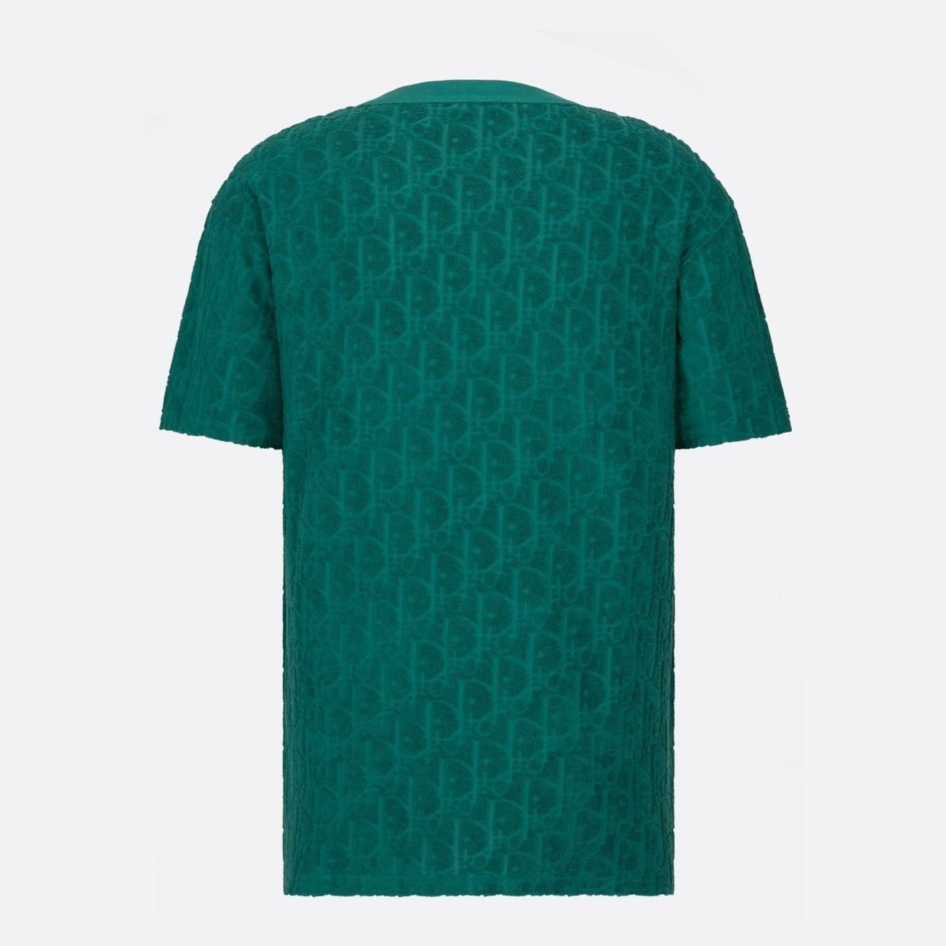 Oblique Relaxed Fit Green T-shirt