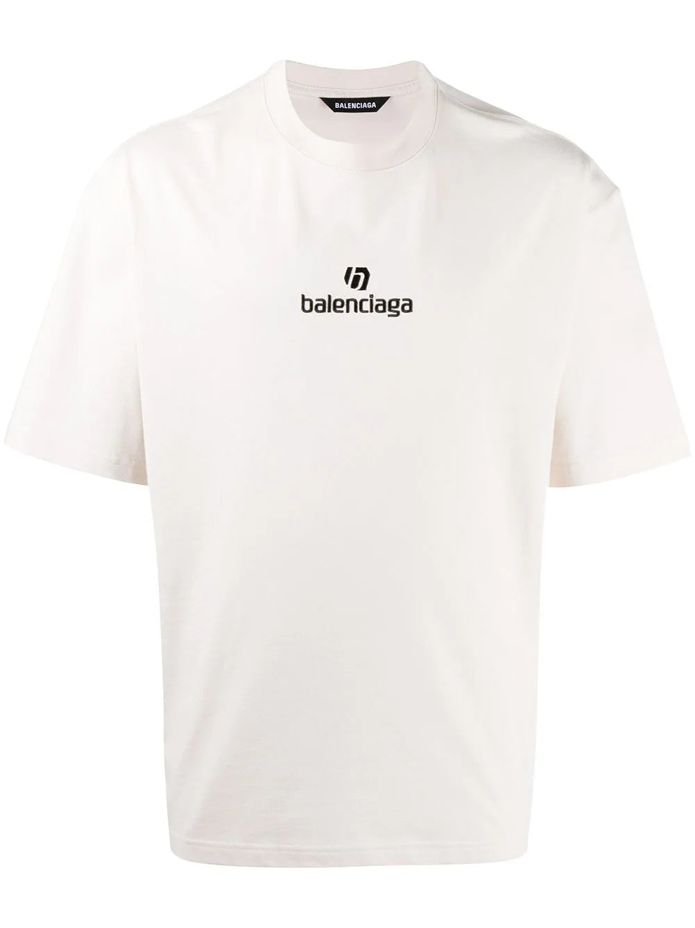 Sponsor Logo Medium fit White T-shirt