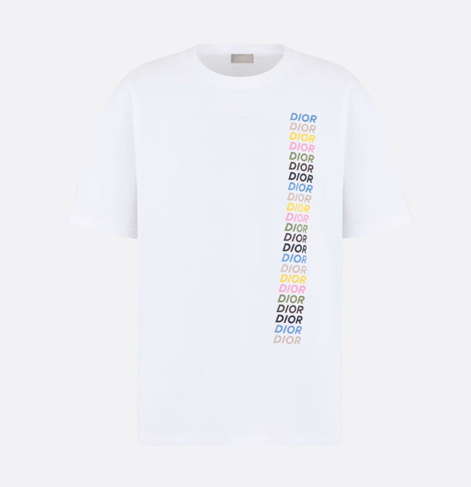 MULTI SIGNATURE RELAXED FIT WHITE T-SHIRT - Exclusive Wear