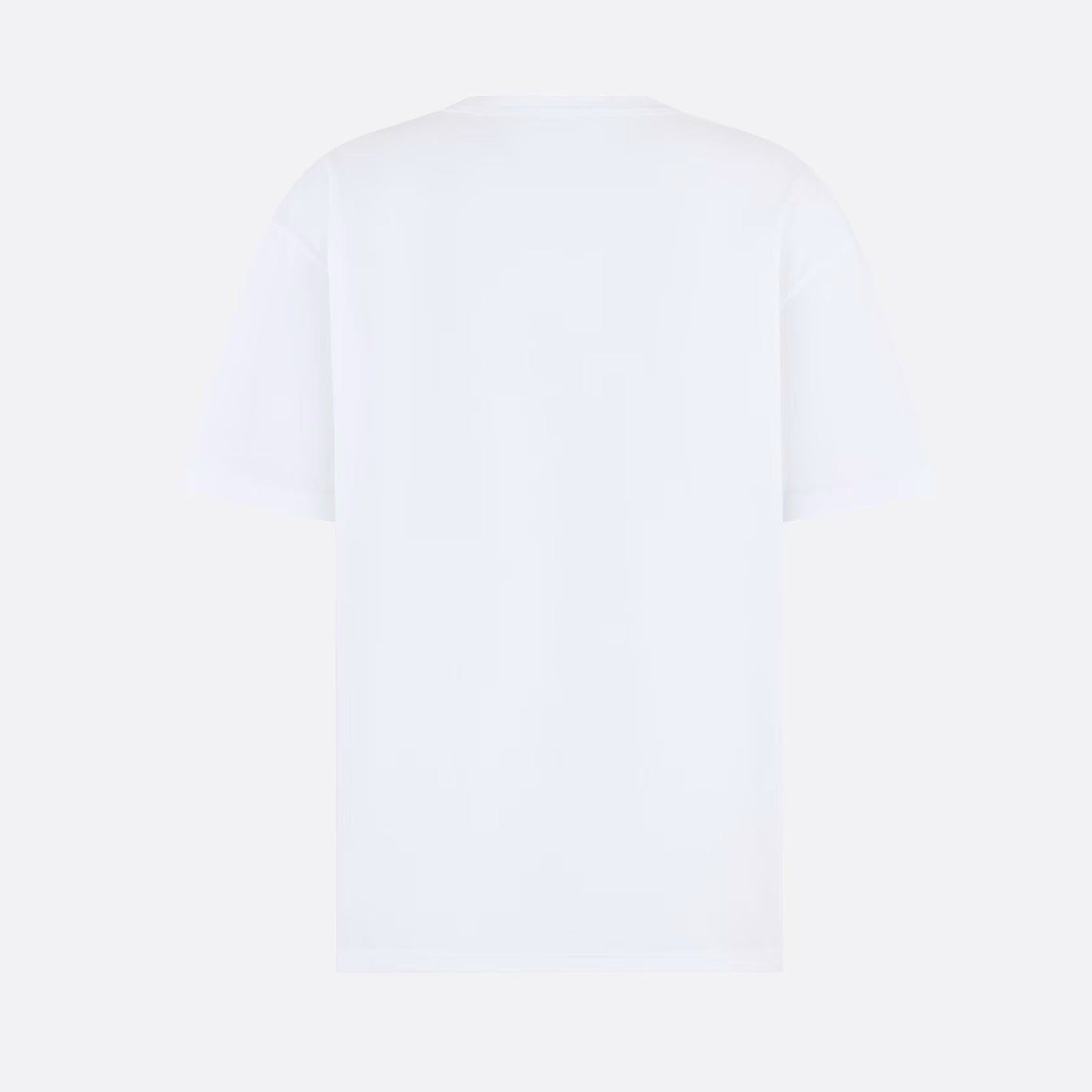 MULTI SIGNATURE RELAXED FIT WHITE T-SHIRT