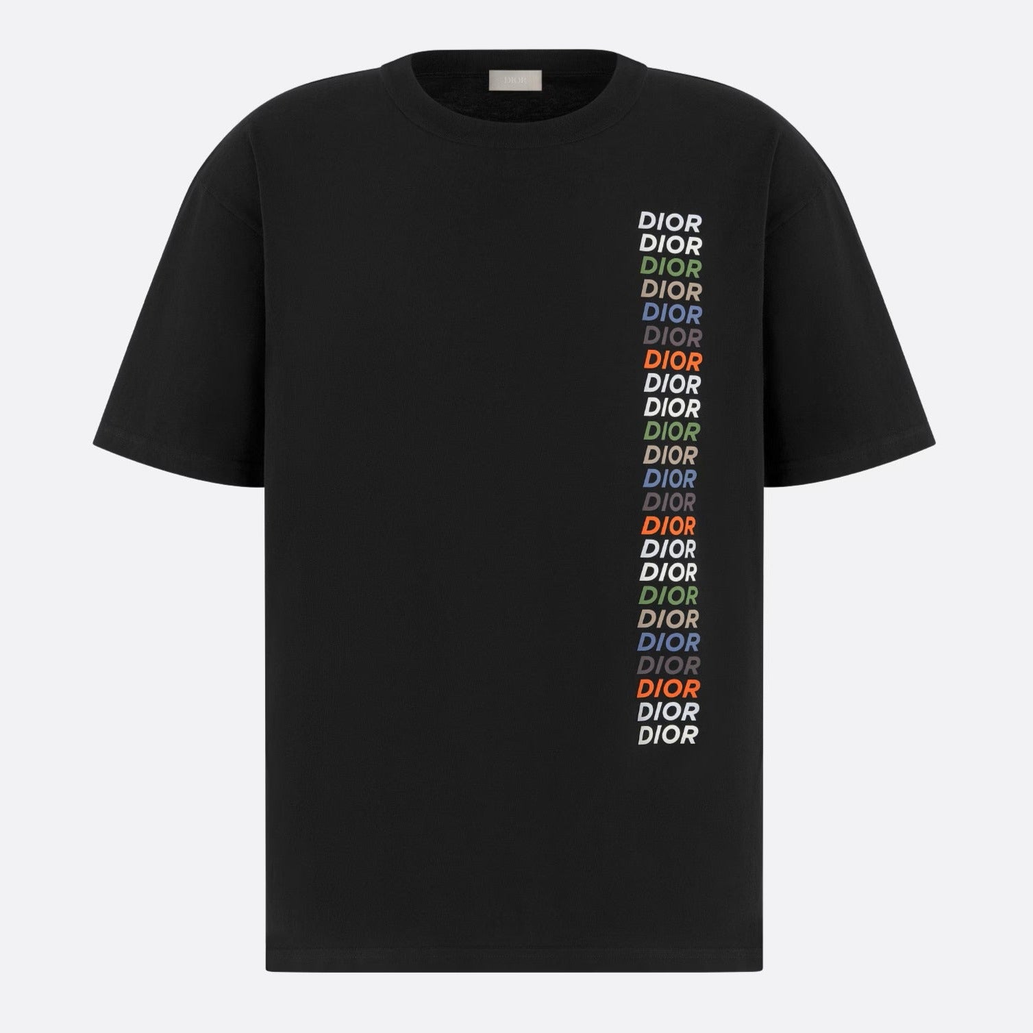 MULTI SIGNATURE RELAXED FIT BLACK T-SHIRT - Exclusive Wear