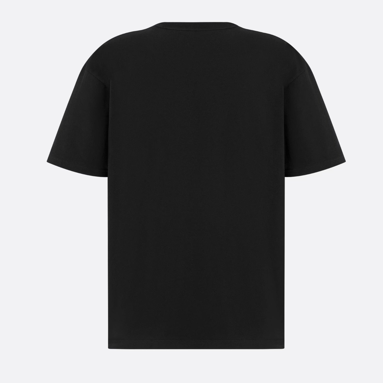 MULTI SIGNATURE RELAXED FIT BLACK T-SHIRT - Exclusive Wear