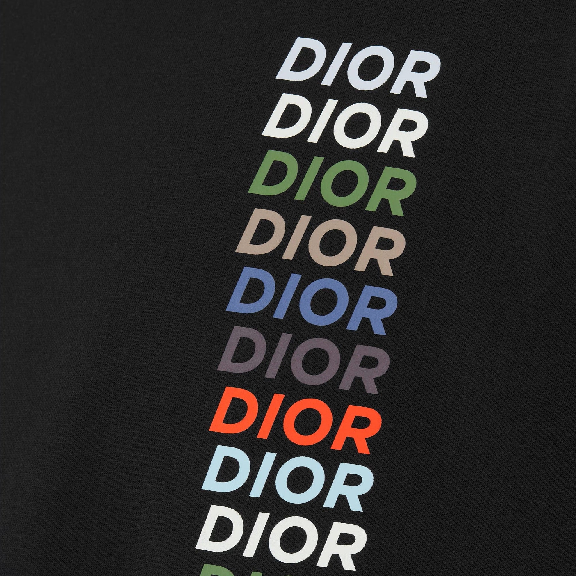 MULTI SIGNATURE RELAXED FIT BLACK T-SHIRT - Exclusive Wear