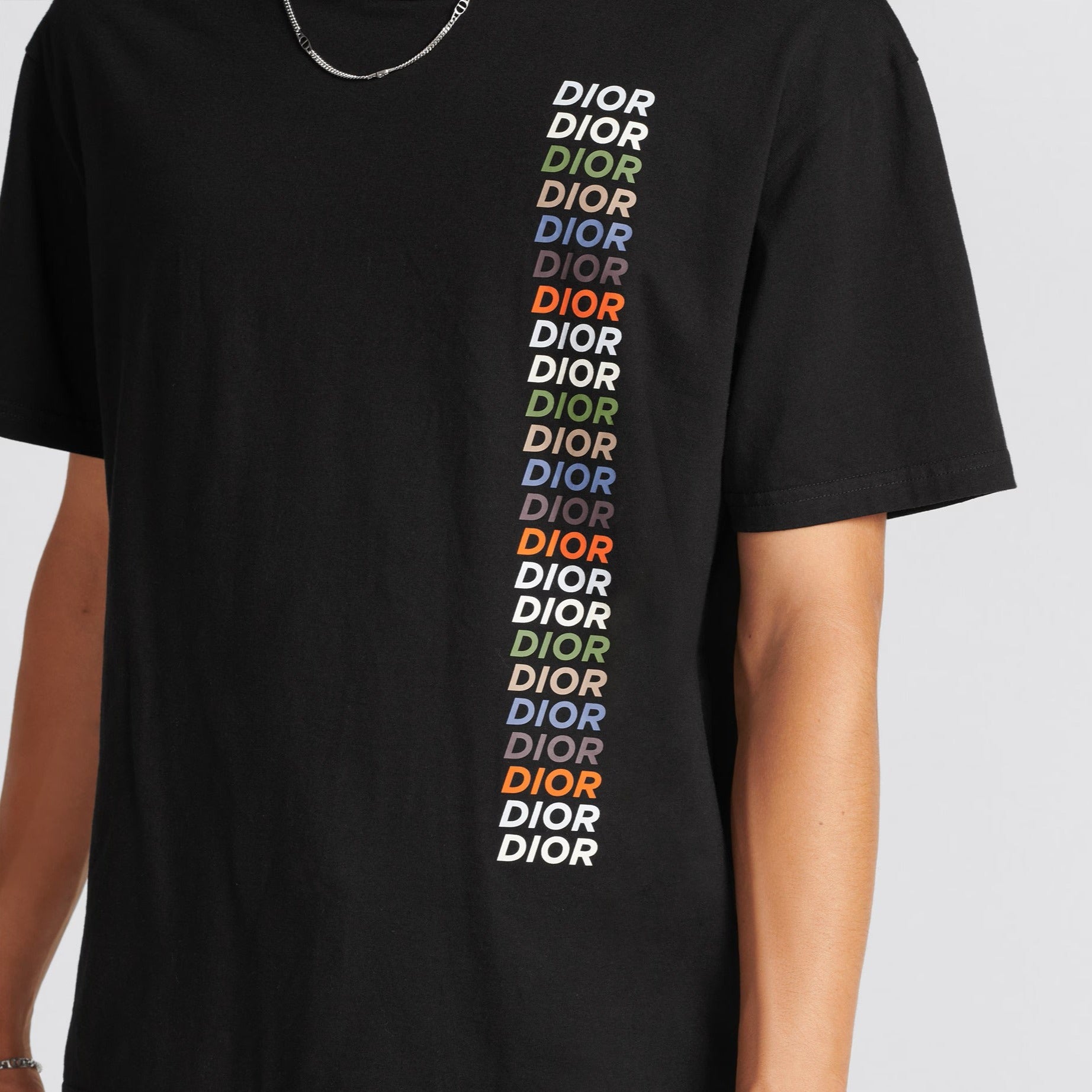 MULTI SIGNATURE RELAXED FIT BLACK T-SHIRT - Exclusive Wear