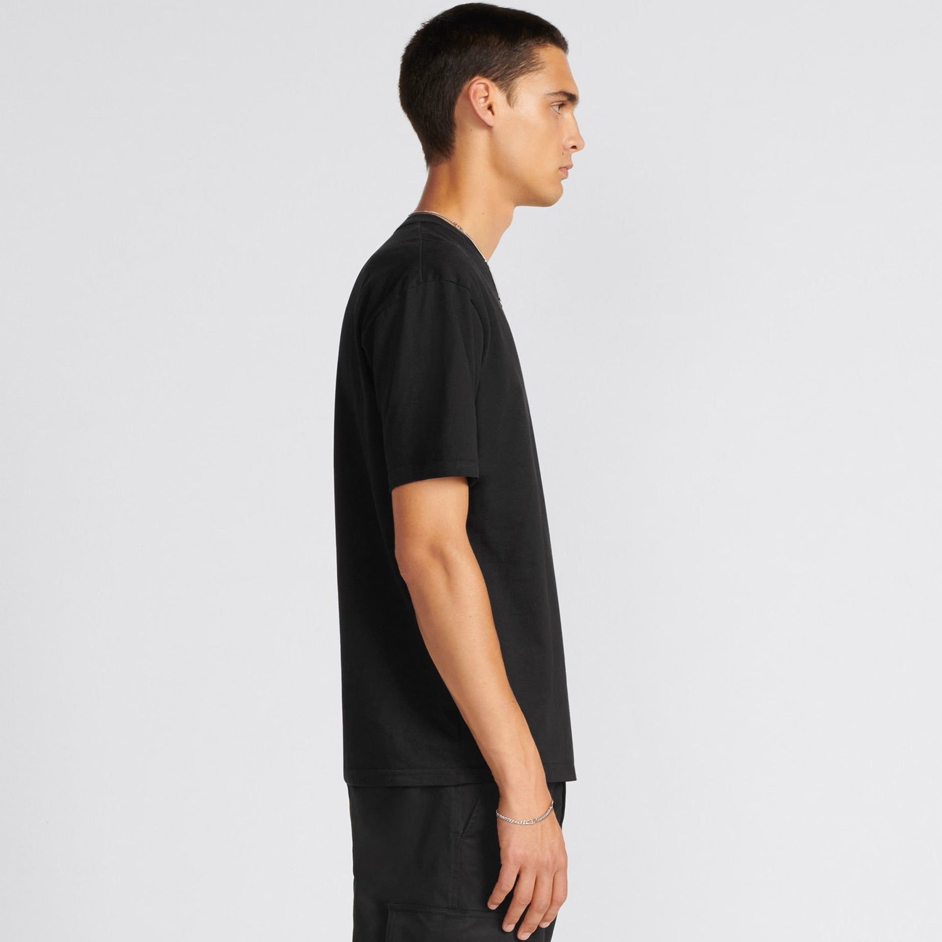 MULTI SIGNATURE RELAXED FIT BLACK T-SHIRT - Exclusive Wear