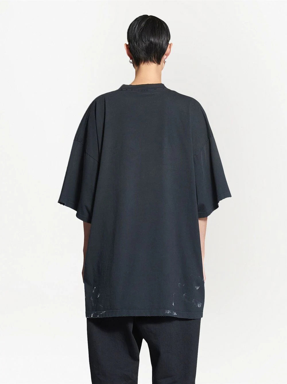 Metal Oversized Black T-shirt - Exclusive Wear