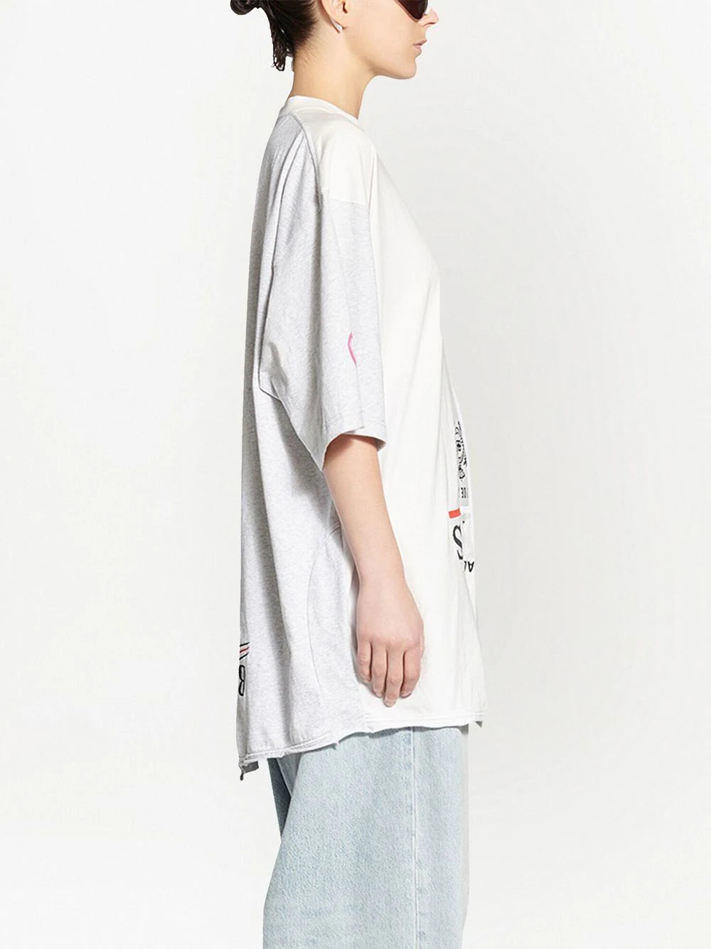 Speed Hunter Oversized White T-shirt - Exclusive Wear