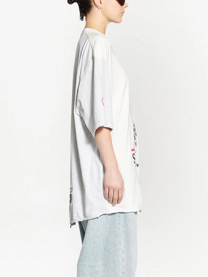 Speed Hunter Oversized White T-shirt - Exclusive Wear