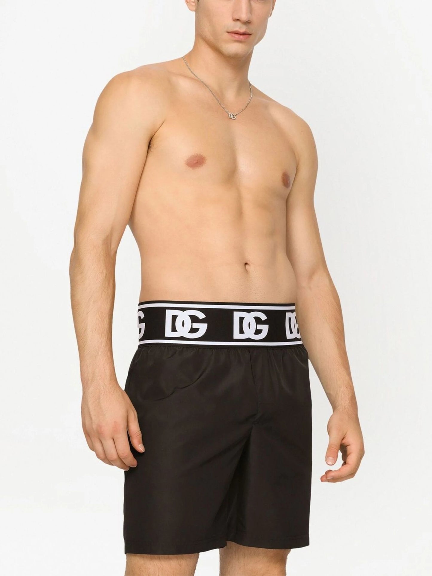 Logo-Waistband Swim Shorts