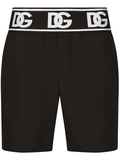 Logo-Waistband Swim Shorts