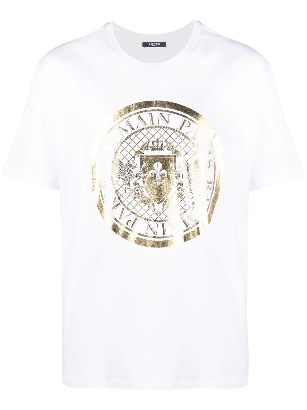 Gold Tone Medallion White T-shirt - Exclusive Wear