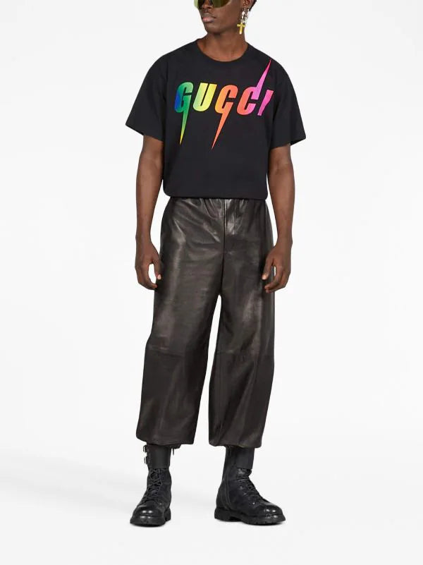 Blade Gradient Print Black T-shirt - Exclusive Wear