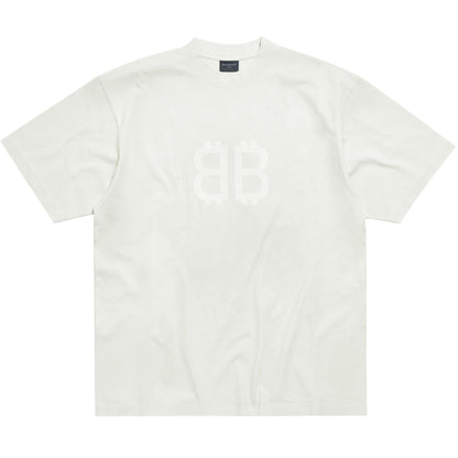 Crypto BB Faded Logo White T-shirt