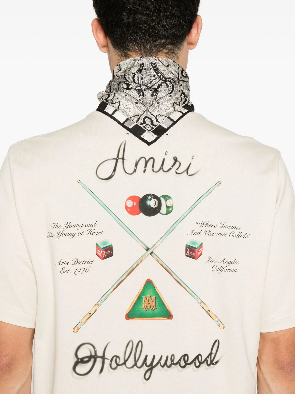 Pool Cue White T-shirt