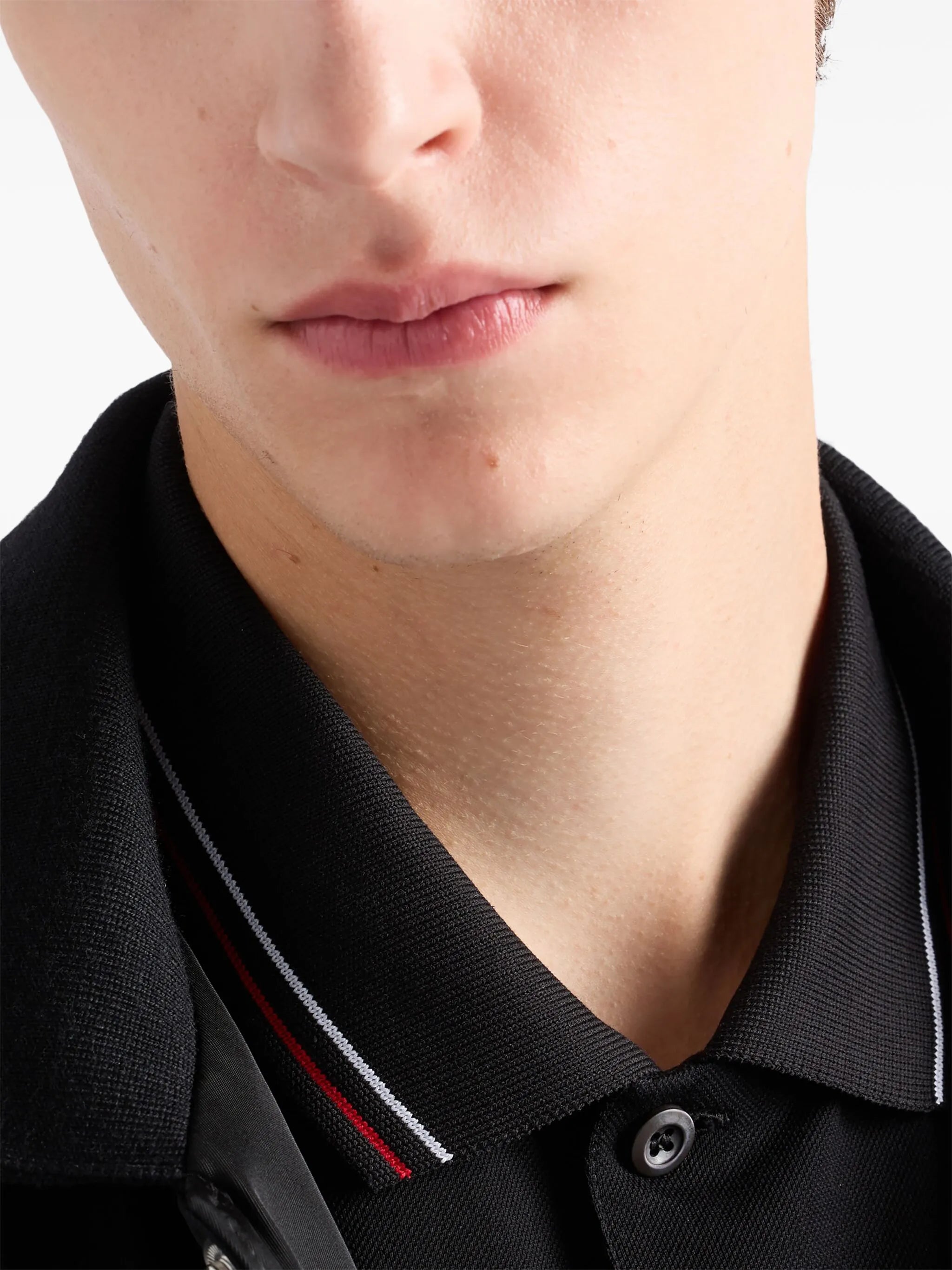 Short-Sleeve Black Pique Polo Shirt - Exclusive Wear