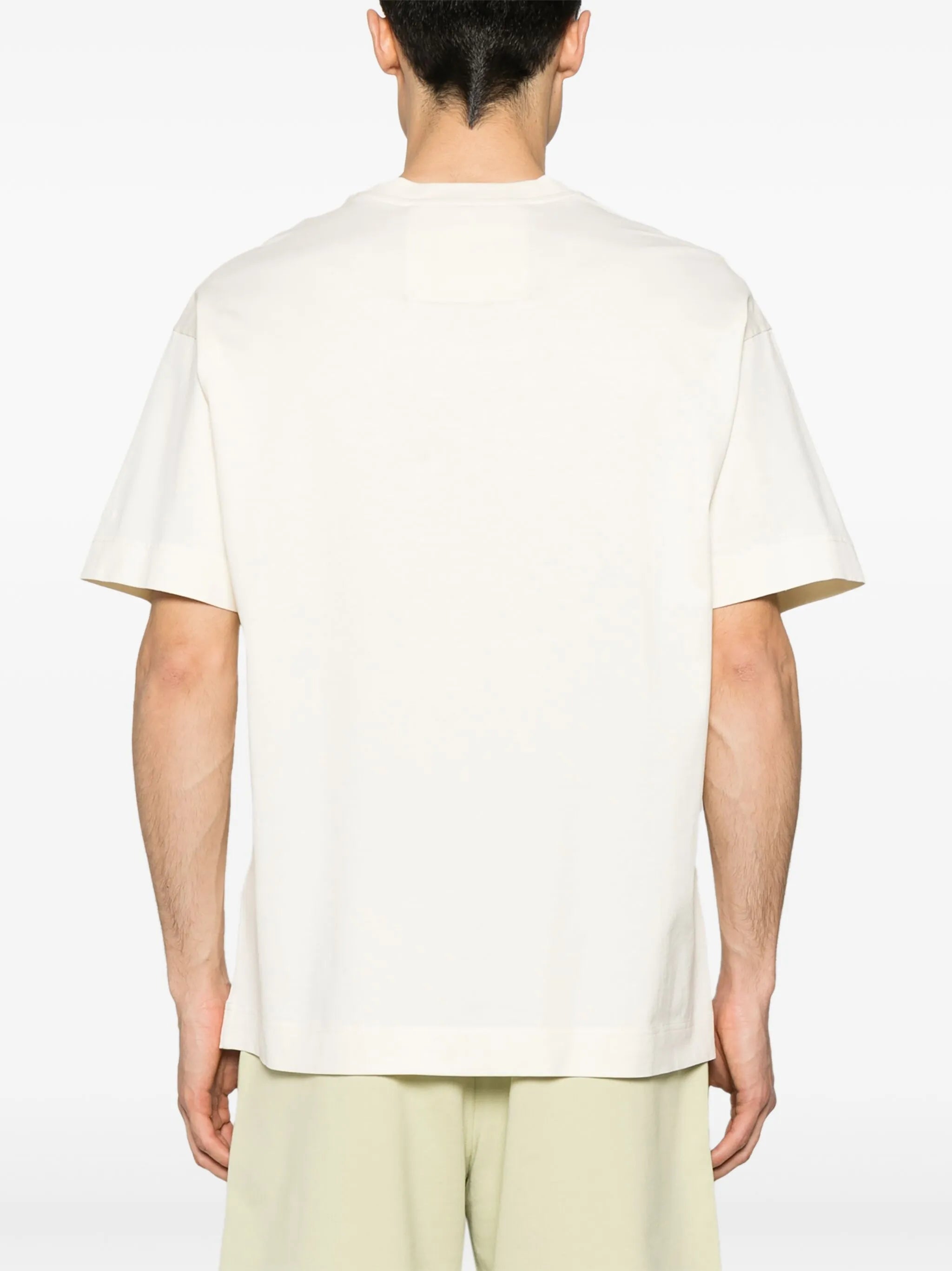 4G logo-embroidery White T-shirt - Exclusive Wear