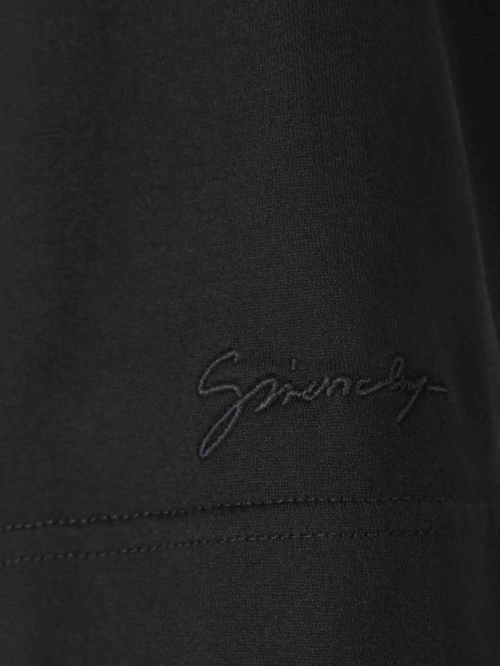 4G logo-embroidery Black T-shirt - Exclusive Wear