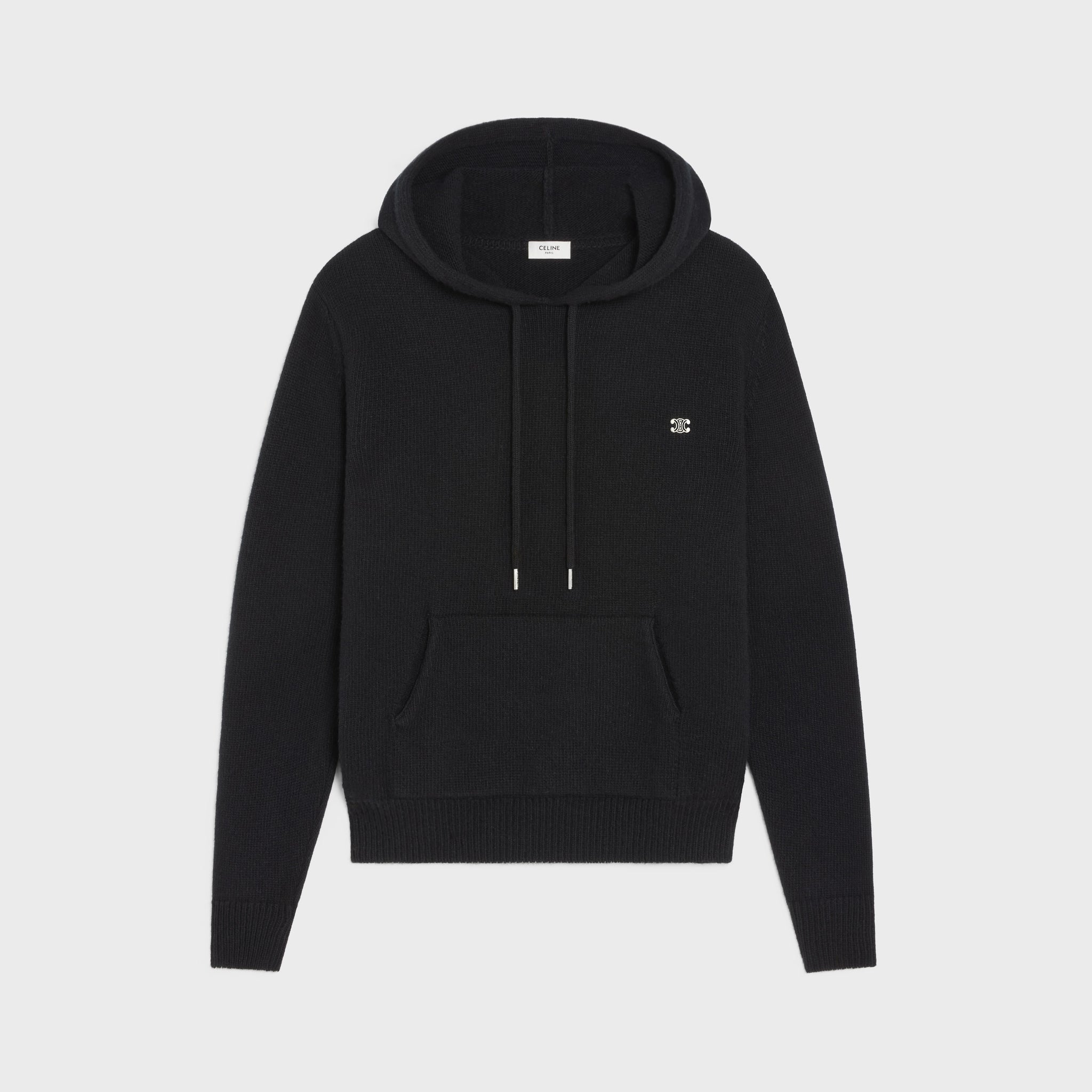 TRIOMPHE HOODED SWEATER IN CASHMERE WOOL - Exclusive Wear