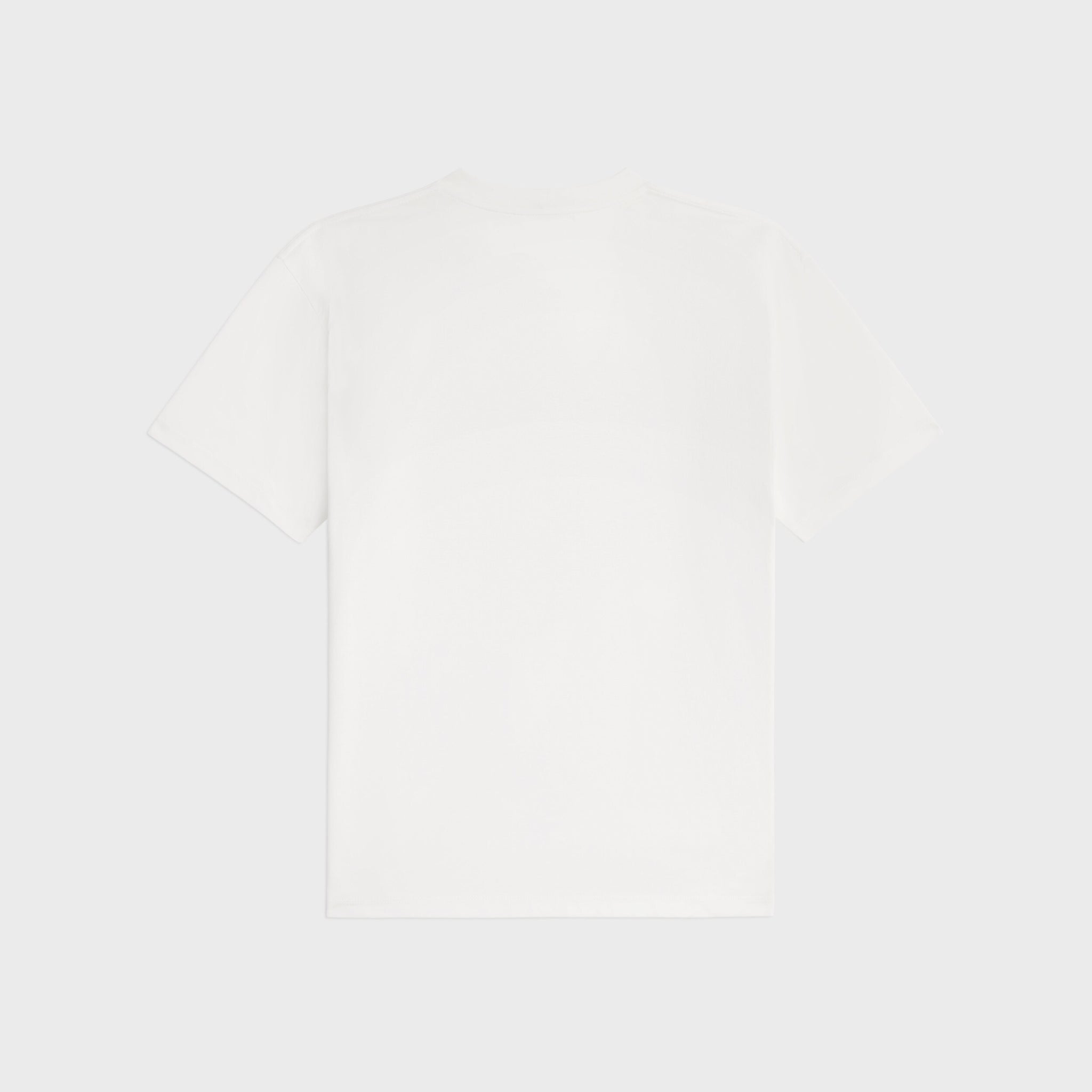 White Cotton Jersey Loose Fit T-shirt