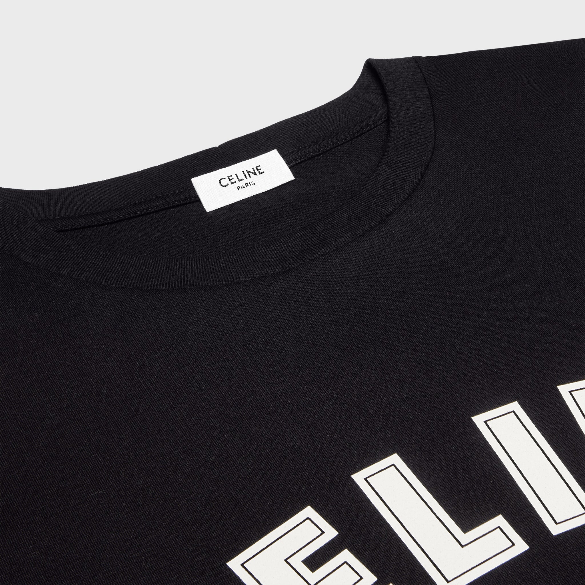 Black Cotton Jersey Loose Fit T-shirt - Exclusive Wear