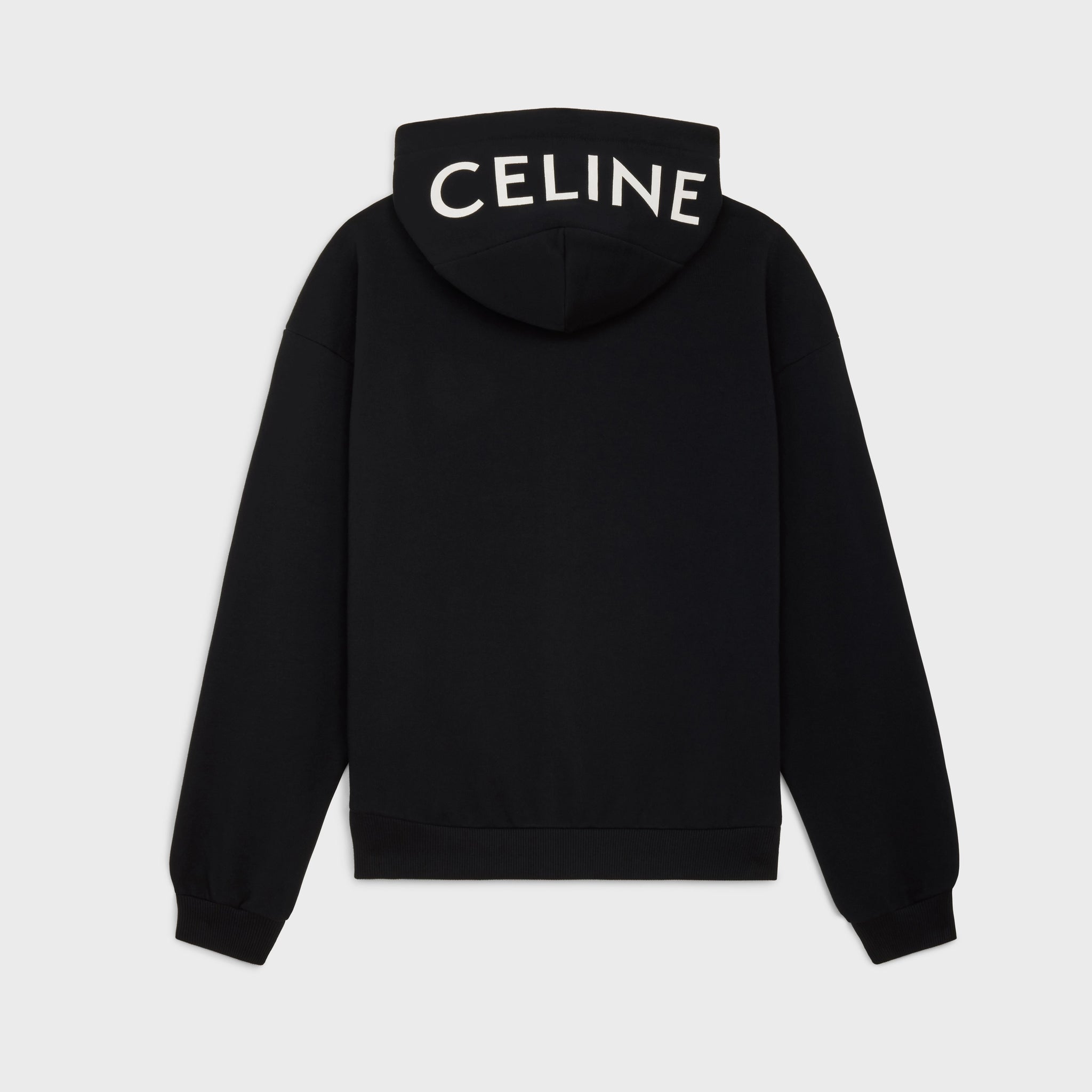 ZIP-UP HOODIE IN COTTON FLEECE - Exclusive Wear