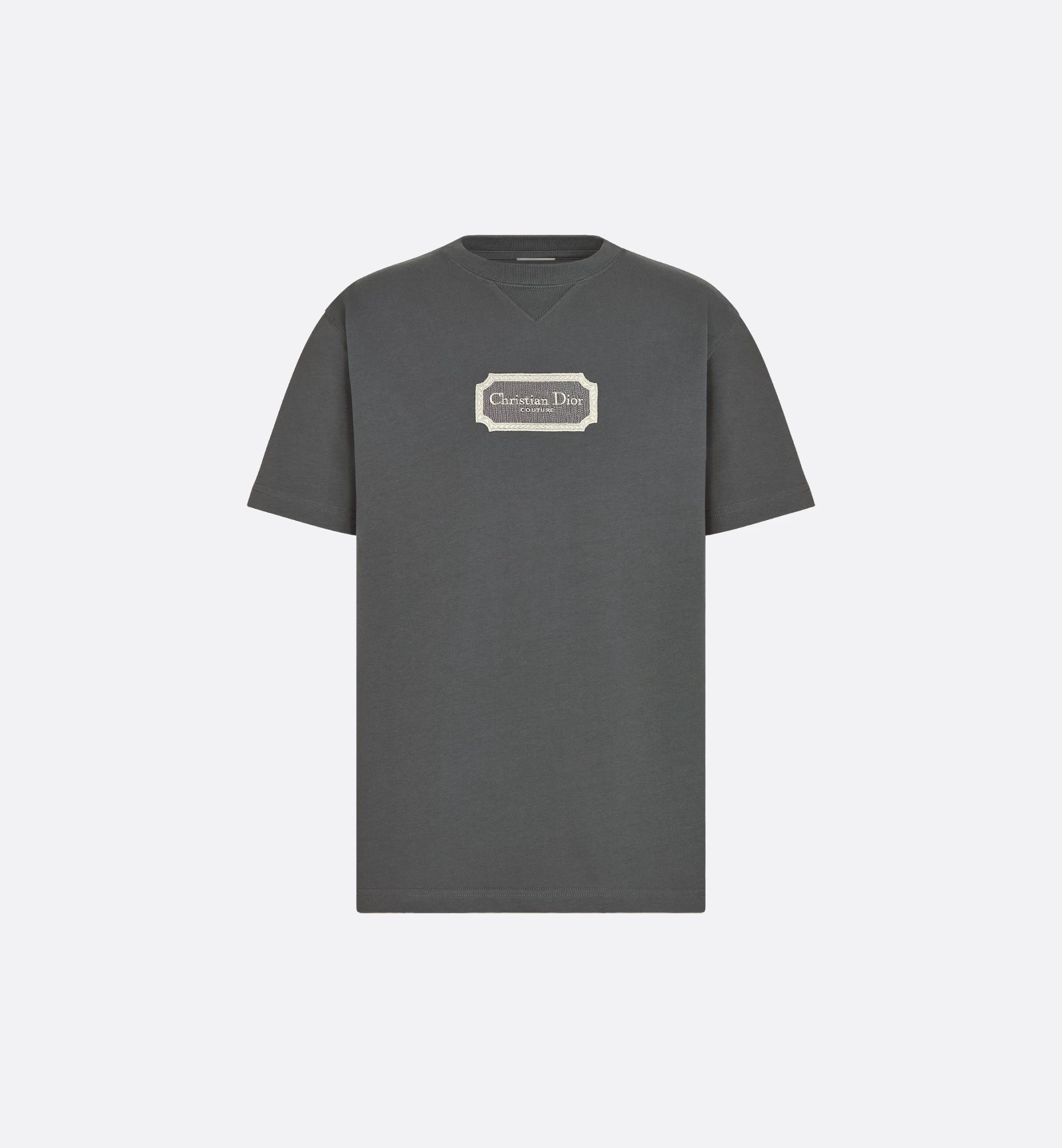 Couture Relaxed Fit T-shirt with Embroidery - Exclusive Wear