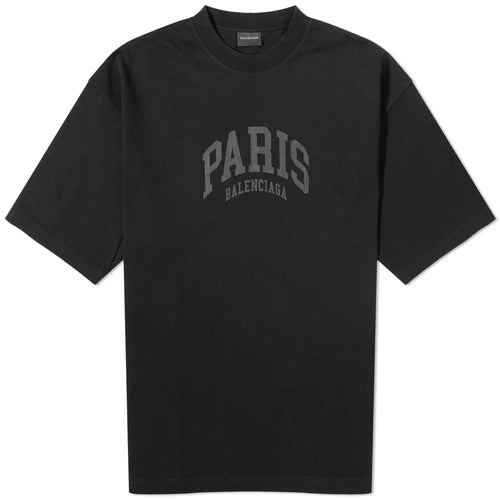 Cities Paris Black Logo T-shirt