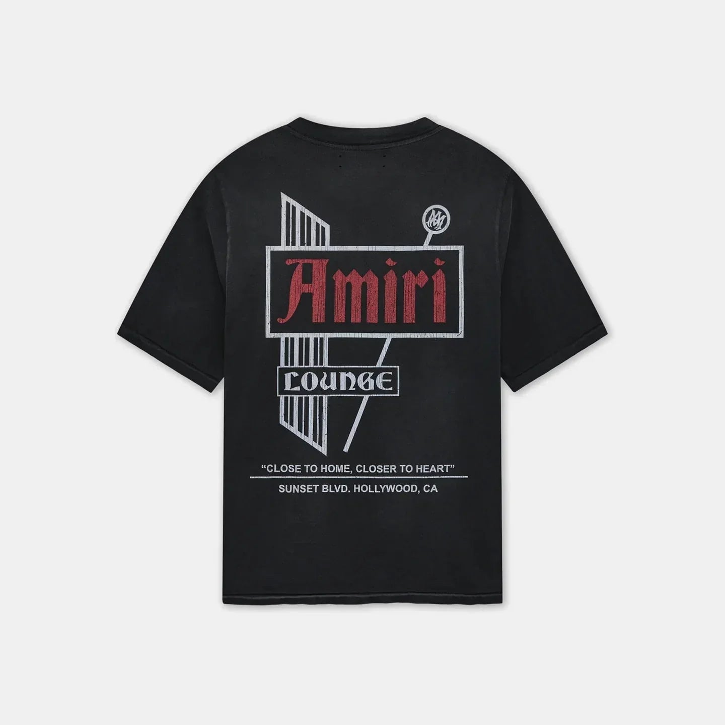 VINTAGE LOUNGE BLACK T-SHIRT - Exclusive Wear