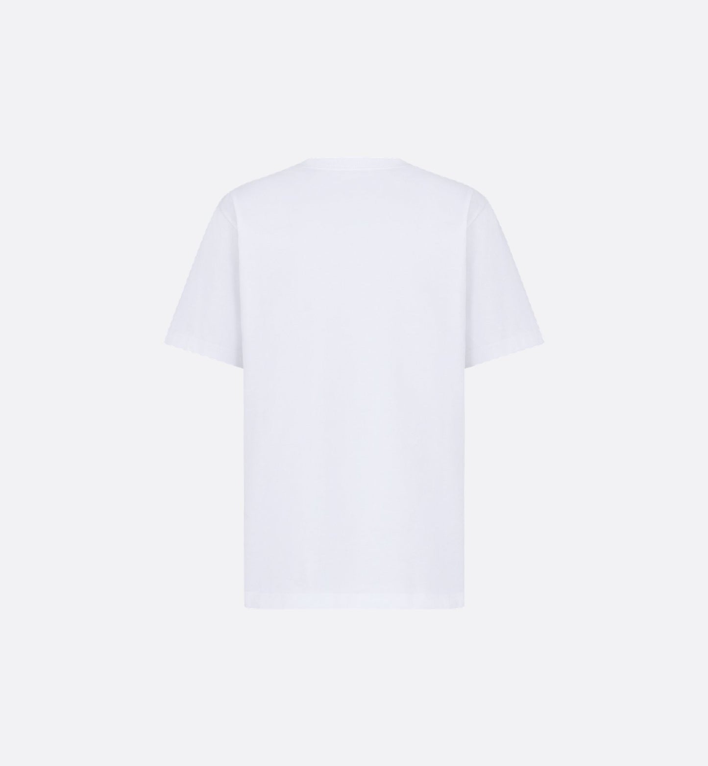 Charm Relaxed Fit White T-shirt