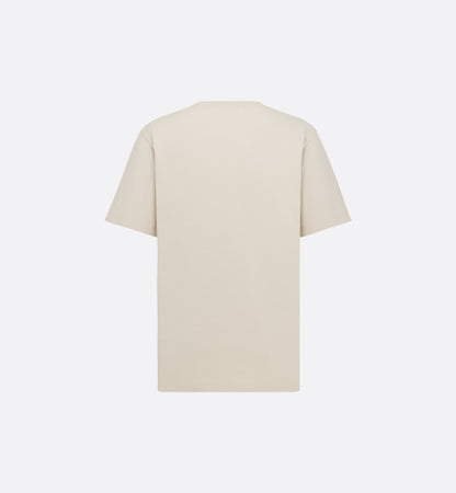 Charm Relaxed Fit Beige T-shirt