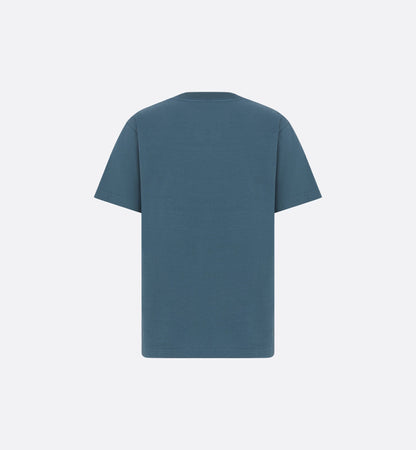 Charm Relaxed Fit Blue T-shirt
