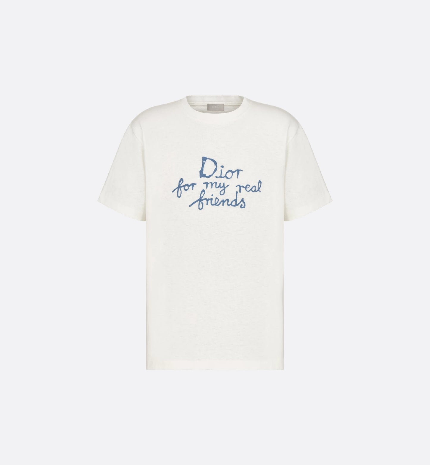 Hylton Nel For My Real Friends Embroidered White T-shirt