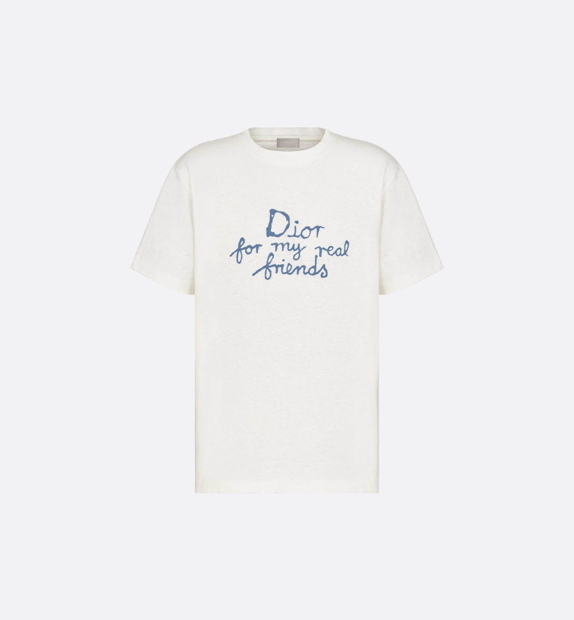 Hylton Nel For My Real Friends Embroidered White T-shirt