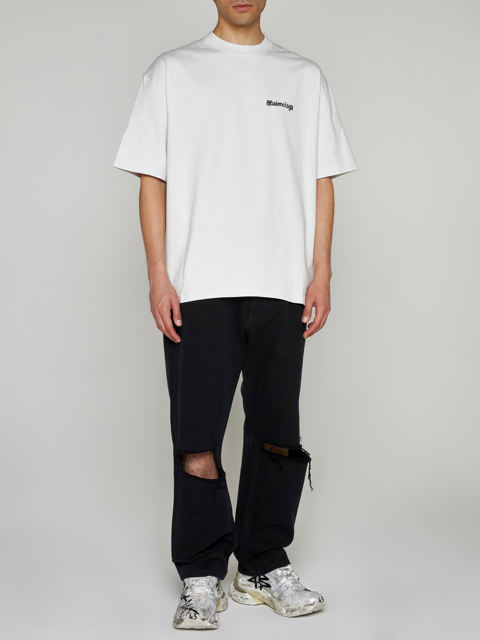 BB Corp Bleed Logo White T-shirt - Exclusive Wear