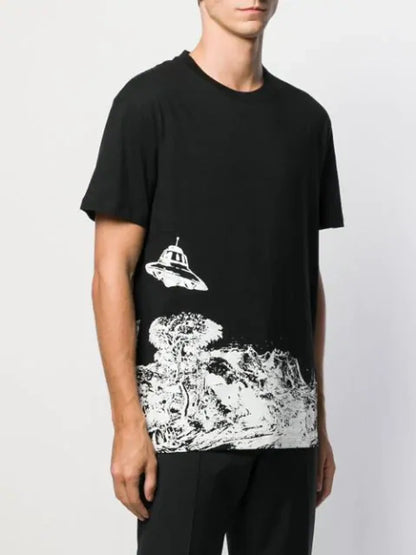 X Undercover Time Traveller Print T-shirt - Exclusive Wear