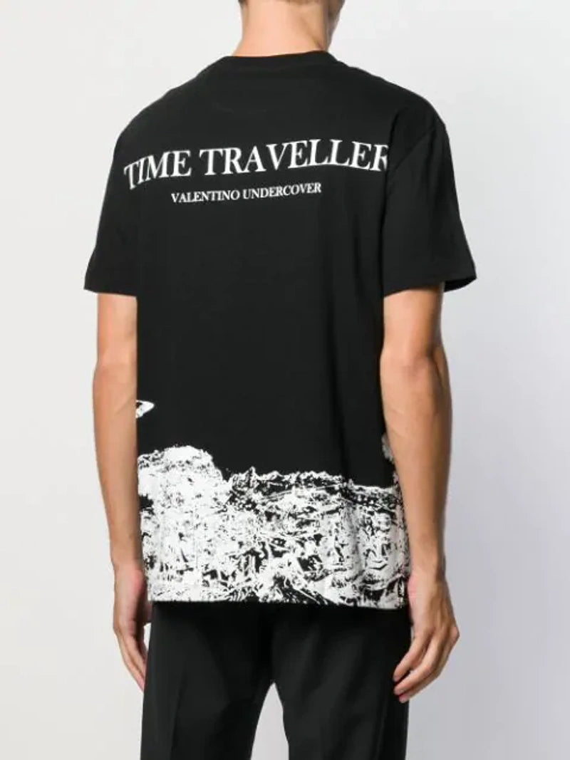 X Undercover Time Traveller Print T-shirt - Exclusive Wear